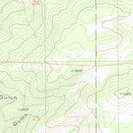 United States Geological Survey Jack Hall Mountain, CO (1983, 24000-Scale) digital map