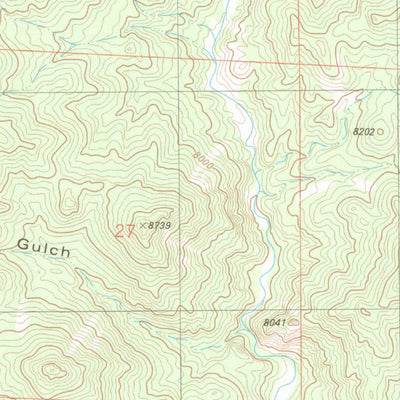 United States Geological Survey Jack Hall Mountain, CO (1983, 24000-Scale) digital map