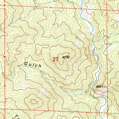 United States Geological Survey Jack Hall Mountain, CO (1994, 24000-Scale) digital map