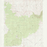 United States Geological Survey Jack Henry Knoll, UT (1986, 24000-Scale) digital map