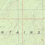 United States Geological Survey Jack Henry Knoll, UT (1986, 24000-Scale) digital map
