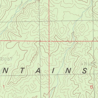 United States Geological Survey Jack Henry Knoll, UT (1986, 24000-Scale) digital map