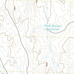 United States Geological Survey Jack Horner Reservoir, WY (2021, 24000-Scale) digital map