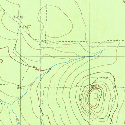 United States Geological Survey Jack Mountain, ME (1986, 24000-Scale) digital map