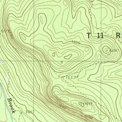 United States Geological Survey Jack Mountain, ME (1986, 24000-Scale) digital map