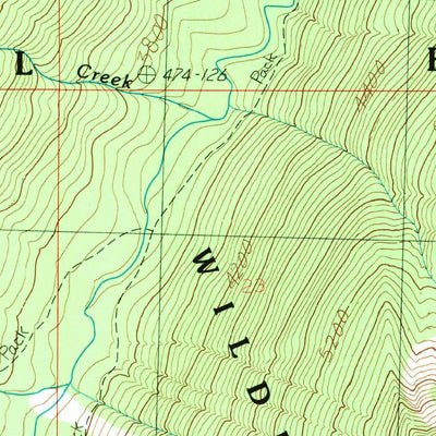 United States Geological Survey Jack Ridge, WA (1989, 24000-Scale) digital map