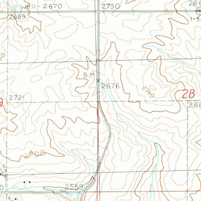 United States Geological Survey Jack Woods Butte, WA (1989, 24000-Scale) digital map