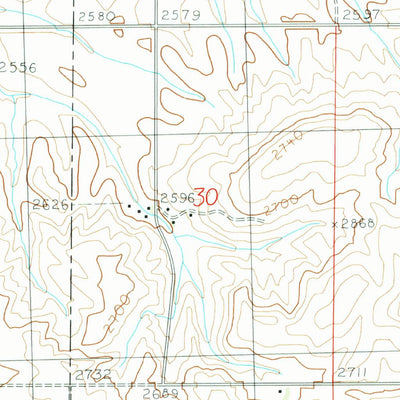 United States Geological Survey Jack Woods Butte, WA (1989, 24000-Scale) digital map