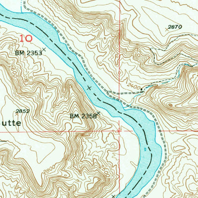 United States Geological Survey Jackass Butte, ID (1947, 24000-Scale) digital map