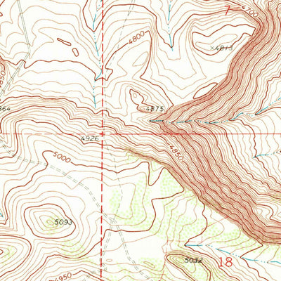 United States Geological Survey Jackass Butte, OR (1967, 24000-Scale) digital map