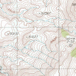 United States Geological Survey Jackass Canyon, CA (1988, 24000-Scale) digital map