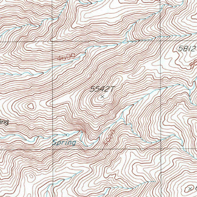 United States Geological Survey Jackass Canyon, CA (1988, 24000-Scale) digital map