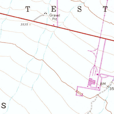 United States Geological Survey Jackass Flats, NV (1961, 24000-Scale) digital map