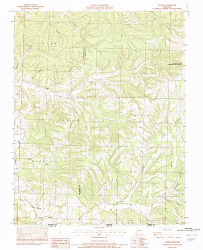 United States Geological Survey Jacket, MO (1982, 24000-Scale) digital map