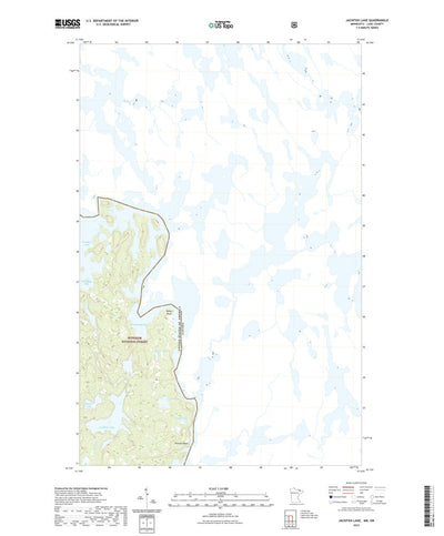 United States Geological Survey Jackfish Lake, MN (2022, 24000-Scale) digital map