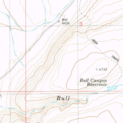 United States Geological Survey Jackies Butte, OR (1980, 24000-Scale) digital map