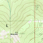 United States Geological Survey Jackknife Mountain, WA (1985, 24000-Scale) digital map