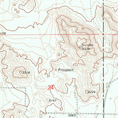 United States Geological Survey Jackrabbit Hill, CA (1973, 24000-Scale) digital map