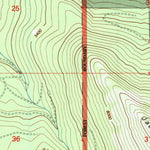 United States Geological Survey Jacks Backbone, CA (1995, 24000-Scale) digital map