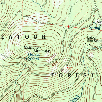 United States Geological Survey Jacks Backbone, CA (1995, 24000-Scale) digital map