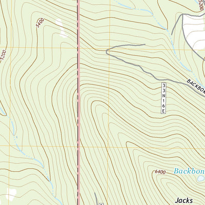 United States Geological Survey Jacks Backbone, CA (2018, 24000-Scale) digital map