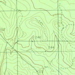 United States Geological Survey Jacks Creek North, TX (1984, 24000-Scale) digital map
