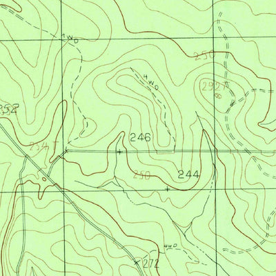 United States Geological Survey Jacks Creek North, TX (1984, 24000-Scale) digital map