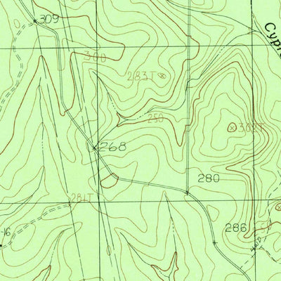 United States Geological Survey Jacks Creek North, TX (1984, 24000-Scale) digital map
