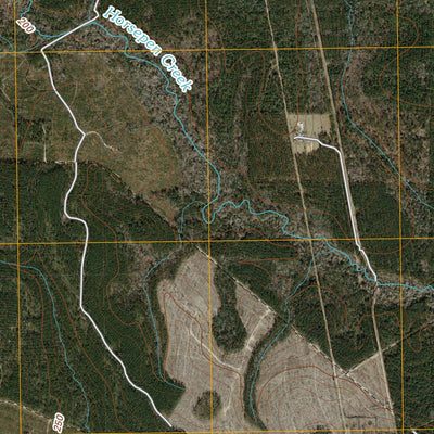 United States Geological Survey Jacks Creek North, TX (2010, 24000-Scale) digital map