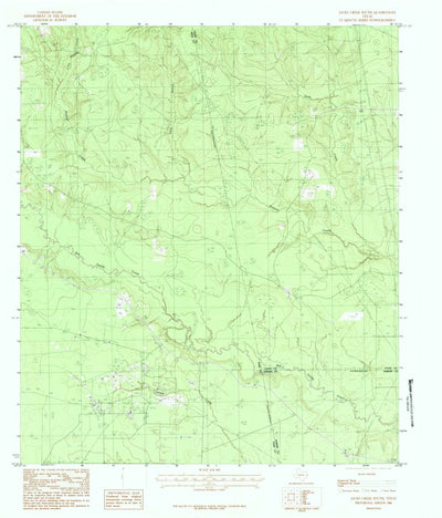 United States Geological Survey Jacks Creek South, TX (1984, 24000-Scale) digital map