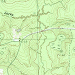 United States Geological Survey Jacks Creek South, TX (1984, 24000-Scale) digital map