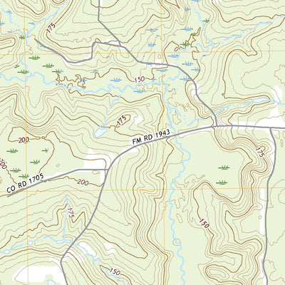 United States Geological Survey Jacks Creek South, TX (2022, 24000-Scale) digital map