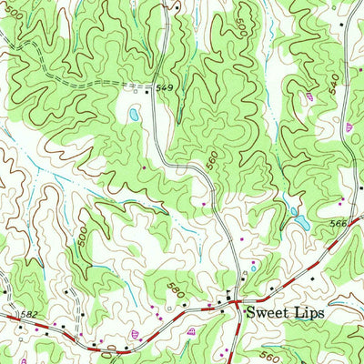 United States Geological Survey Jacks Creek, TN (1961, 24000-Scale) digital map