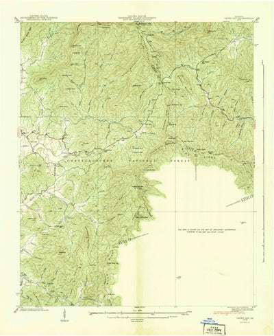 United States Geological Survey Jacks Gap, GA (1938, 24000-Scale) digital map