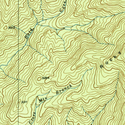 United States Geological Survey Jacks Gap, GA (1938, 24000-Scale) digital map