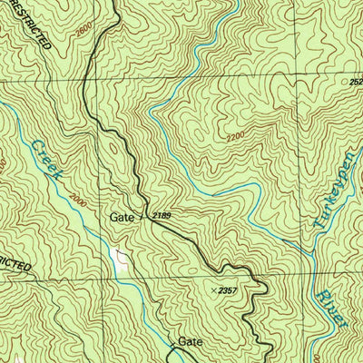 United States Geological Survey Jacks Gap, GA (1988, 24000-Scale) digital map