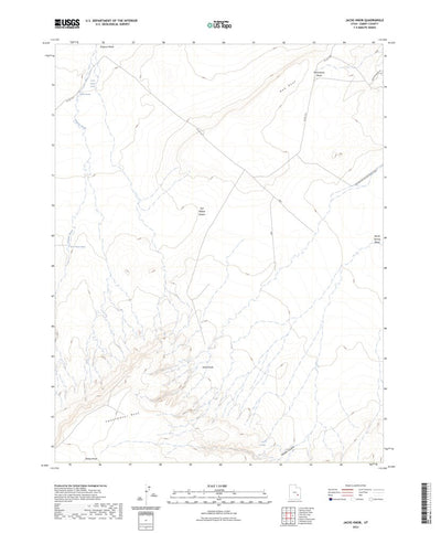 United States Geological Survey Jacks Knob, UT (2023, 24000-Scale) digital map