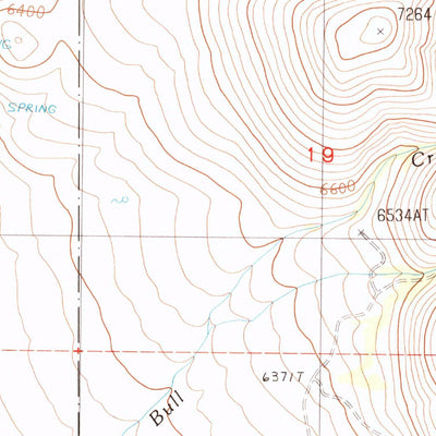United States Geological Survey Jacks Peak, NV (1987, 24000-Scale) digital map