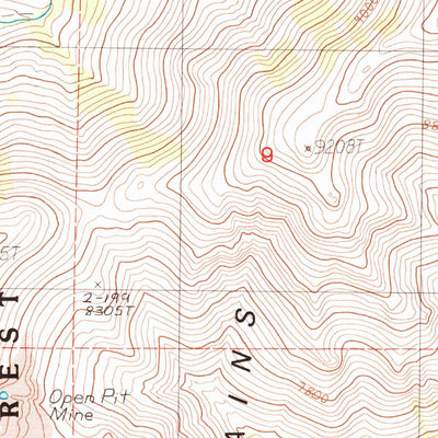 United States Geological Survey Jacks Peak, NV (1987, 24000-Scale) digital map