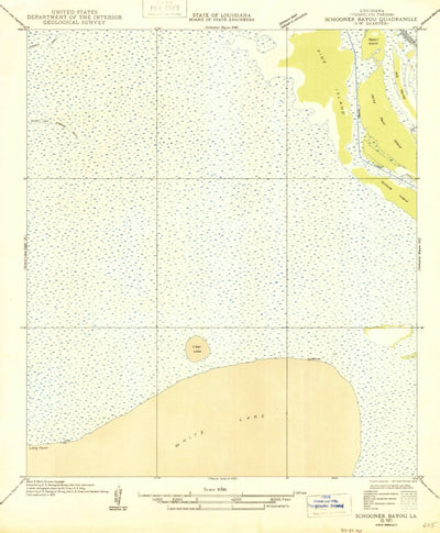 United States Geological Survey Jacks Point Island, LA (1946, 31680-Scale) digital map
