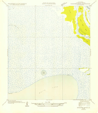 United States Geological Survey Jacks Point Island, LA (1954, 31680-Scale) digital map