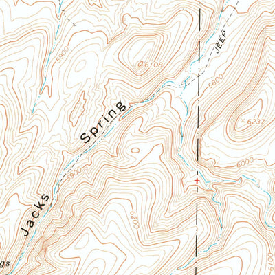 United States Geological Survey Jacks Spring, NV (1967, 24000-Scale) digital map