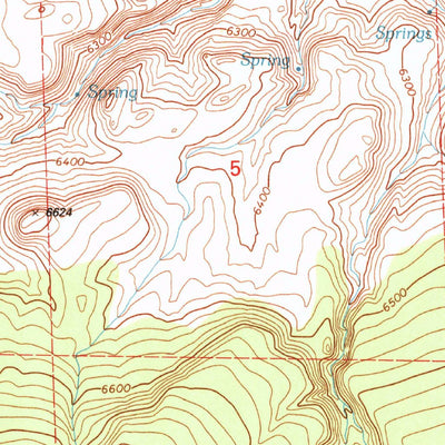 United States Geological Survey Jacks Spring, NV (1994, 24000-Scale) digital map