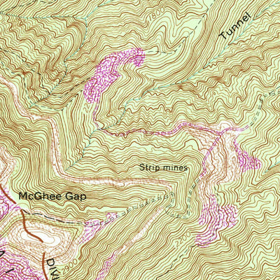 United States Geological Survey Jacksboro, TN (1973, 24000-Scale) digital map