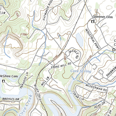 United States Geological Survey Jacksboro, TN (2022, 24000-Scale) digital map