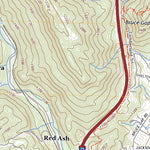 United States Geological Survey Jacksboro, TN (2022, 24000-Scale) digital map
