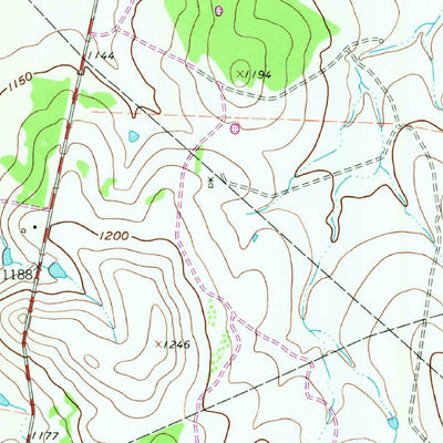 United States Geological Survey Jacksboro, TX (1960, 24000-Scale) digital map