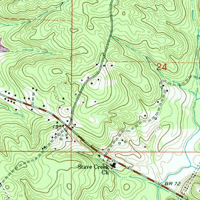 United States Geological Survey Jackson, AL (1978, 24000-Scale) digital map