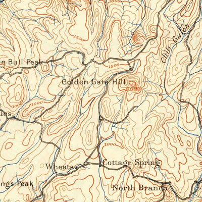 United States Geological Survey Jackson, CA (1902, 125000-Scale) digital map