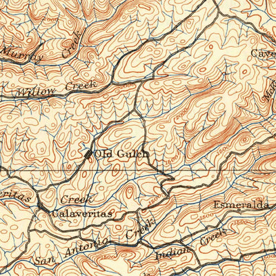 United States Geological Survey Jackson, CA (1902, 125000-Scale) digital map
